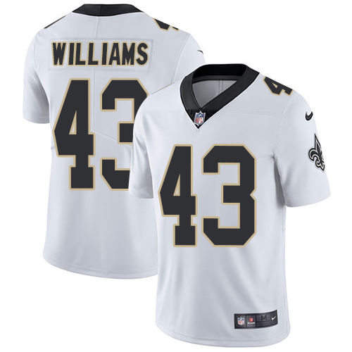 Nike Men & Women & Youth Saints 43 Marcus Williams White NFL Vapor Untouchable Limited Jersey,We sell and wholesale Nike Men & Women & Youth Saints 43 Marcus Williams White NFL Vapor Untouchable Limited Jersey on line form chian!